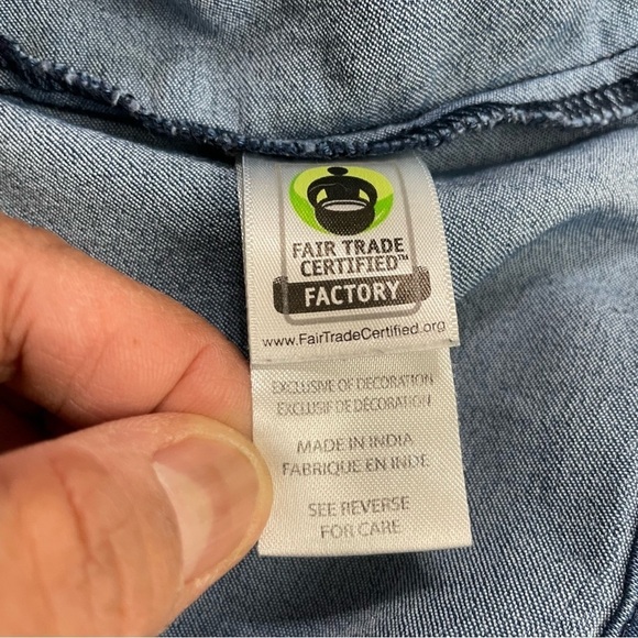 Adventura Women’s Organic Denim Skirt Size 12 - Picture 5 of 7